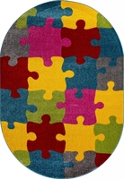 Ковер Merinos Rio V-820 multicolor овал 