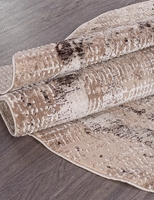 Ковер Armina 04042 dark brown овал