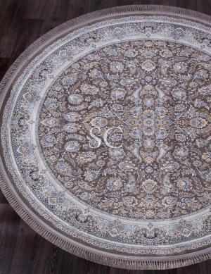 Ковер Иранский Farsi 1200 G256 grey круг 