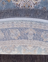 Ковер Иранский Farsi 1200 G253 pale-blue овал