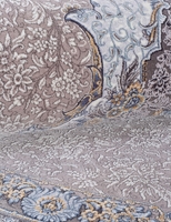 Ковер Иранский Farsi 1200 G252 light grey овал