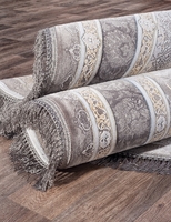 Ковер Иранский Farsi 1200 G258 grey овал