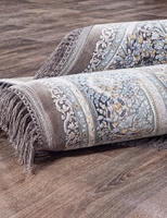 Ковер Иранский Farsi 1200 G256 grey круг 