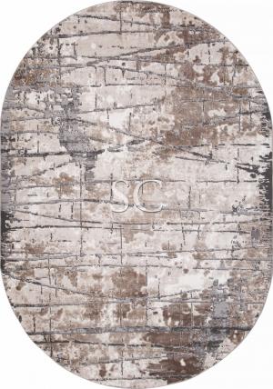 Ковер Armina 03802 grey/brown овал